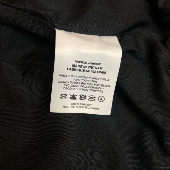 Nwt Womens Nike Sportswear Black Oversized Swoosh fuzzy Fleece Jacket sz: m $175 - Picture 4 of 8